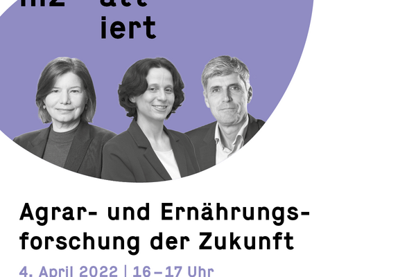 Leibniz debattiert Flyer mit den drei Referenten und Titel der Veranstaltung