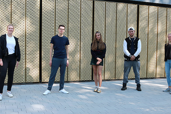 Hochmotiviert in die berufliche Zukunft: Marie Voigt, Florian Steinbrecher, Antonia Delfs, Daniel Guhl, Sophie Söllner (Foto: ATB)