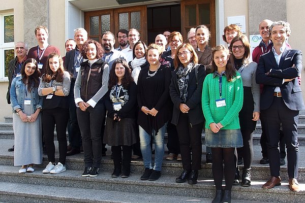 WissenschaftlerInnen der EUBis Arbeitsgruppe "Bioprozesse" (WG2) am ATB (Foto: von Haselberg/ATB)