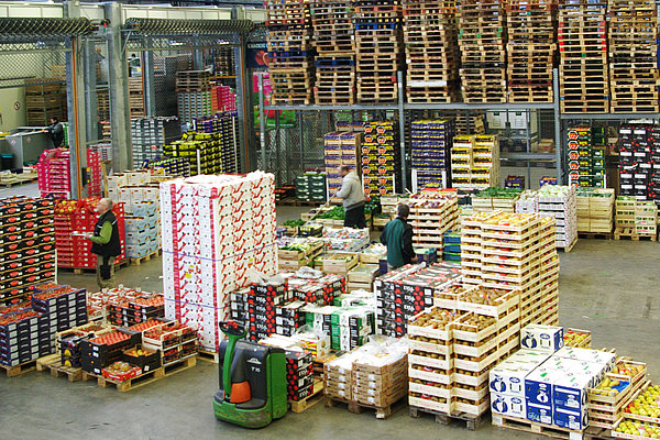 Wholesale market for fruit and vegetables (Photo: Burdack/ATB)